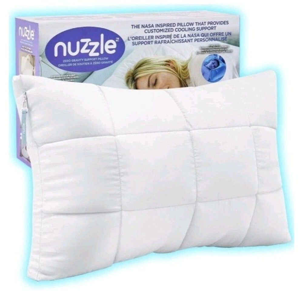 Nuzzle Adjustable Firm Pillow Luxury Standard Size Bed Pillow Hotel Collection